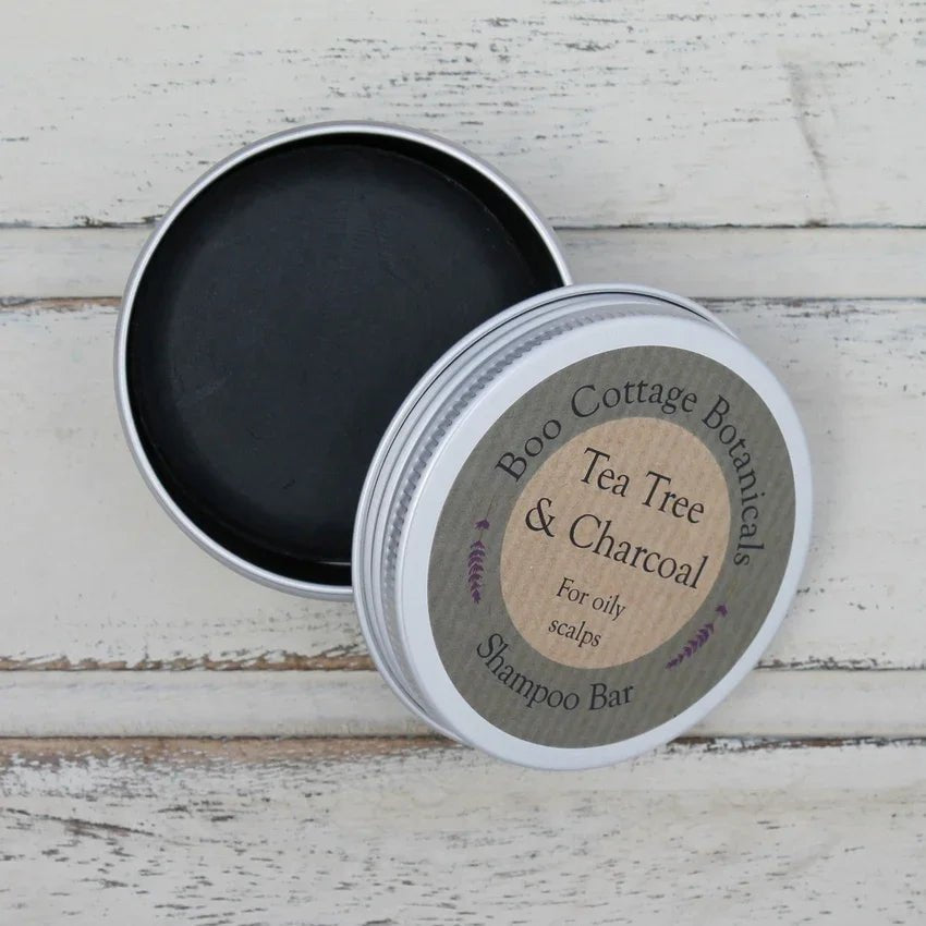 Charcoal Shampoo Bar for Oily Hair | Boo Cottage Botanicals