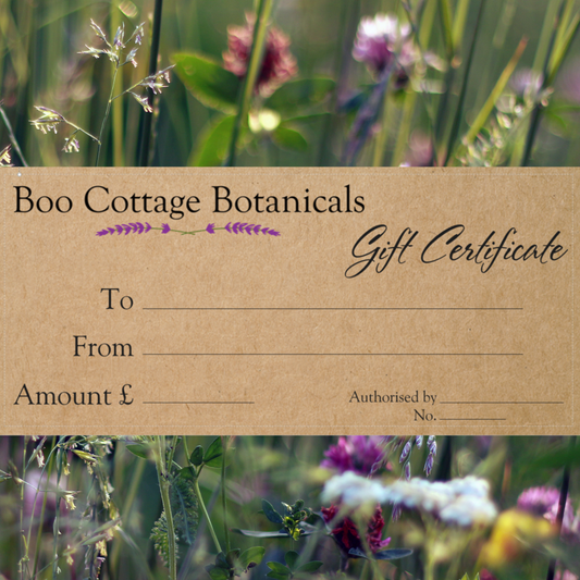 Boo Cottage Botanicals Gift Voucher